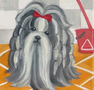 Ζωγραφική με τίτλο "Candela vileda" από Camilla Panero, Αυθεντικά έργα τέχνης, Λάδι