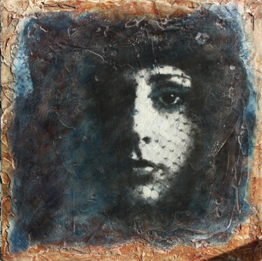 绘画 标题为“MIRROR” 由Gilberto Borghesi, 原创艺术品, 颜料 安装在木板上