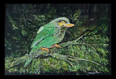 Painting titled "Ahinsaka" by Asgiri Seneviratne, Original Artwork, Acrylic