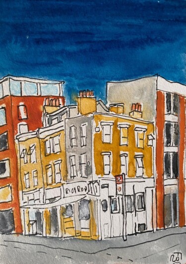 Рисунок под названием "Ricardo's" - Frob, Подлинное произведение искусства, Акварель