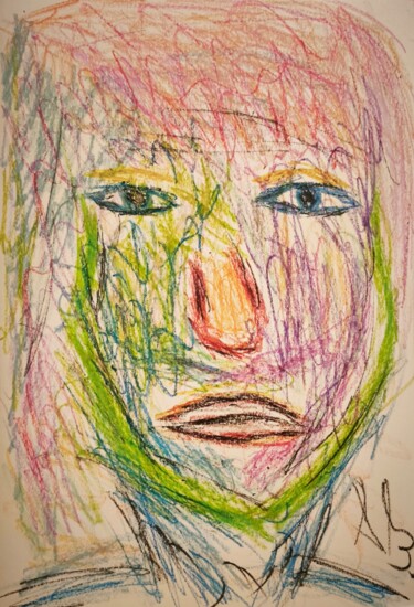 Zeichnungen mit dem Titel "....sometimes you j…" von Alessandro Barbato, Original-Kunstwerk, Pastell