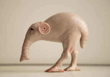 "Weird Elephant Kiwi…" başlıklı Heykel Ivan Grodzenskyi tarafından, Orijinal sanat, Polimer kil