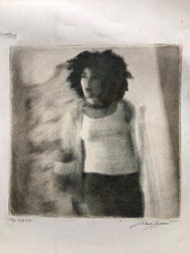 Obrazy i ryciny zatytułowany „UNTITLED” autorstwa Gilberto Borghesi, Oryginalna praca, Monotypia