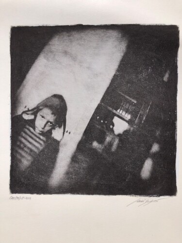 Printmaking titled "PABLO" by Gilberto Borghesi, Original Artwork, Monotype