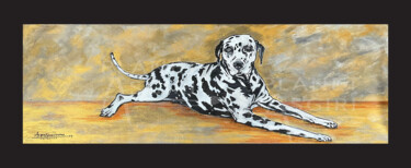 Peinture intitulée "Spottie" par Asgiri Seneviratne, Œuvre d'art originale, Acrylique