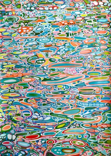 绘画 标题为“Water reflection  /…” 由Alexandra Djokic, 原创艺术品, 丙烯