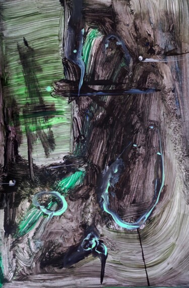 "Milquadrovisions -…" başlıklı Tablo Milto Sideris tarafından, Orijinal sanat, Akrilik