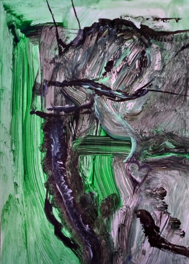 "Milquadrovisions -…" başlıklı Tablo Milto Sideris tarafından, Orijinal sanat, Akrilik