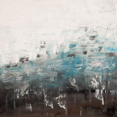 Pintura intitulada "Modern Industrial 21" por Hilary Winfield, Obras de arte originais, Acrílico Montado em Armação em madei…