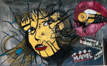 Malerei mit dem Titel "Mirror Soul" von Artocean, Original-Kunstwerk, Acryl