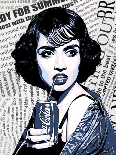 "Female Portrait #30" başlıklı Dijital Sanat Olga Guseva tarafından, Orijinal sanat, 2D Dijital Çalışma