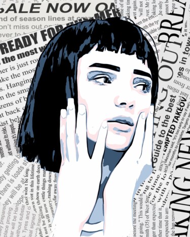 "Female Portrait #31" başlıklı Dijital Sanat Olga Guseva tarafından, Orijinal sanat, 2D Dijital Çalışma