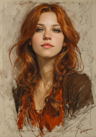 "Gentle Elegance: Pa…" başlıklı Dijital Sanat Lyubov Popova tarafından, Orijinal sanat, Dijital Fotoğrafçılık