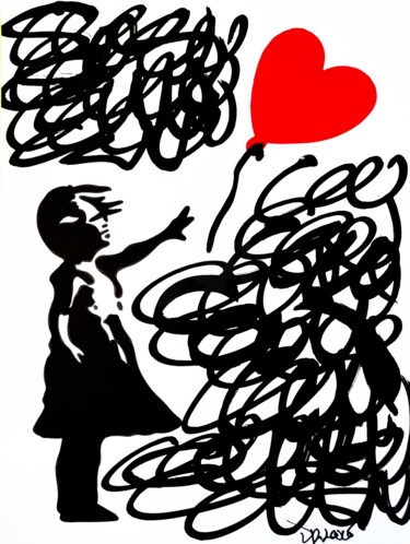 绘画 标题为“Hope till the end” 由Dr. Love, 原创艺术品, 丙烯