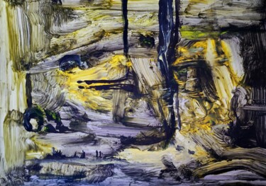 "Milquadrovisions -…" başlıklı Tablo Milto Sideris tarafından, Orijinal sanat, Akrilik