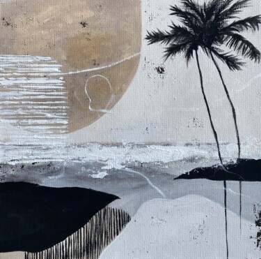 Painting titled "Modern Abstract Min…" by Yuche, Original Artwork, Acrylic