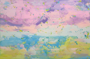 "Abstract 2571" başlıklı Tablo Alex Senchenko tarafından, Orijinal sanat, Akrilik Ahşap Sedye çerçevesi üzerine monte edilmiş