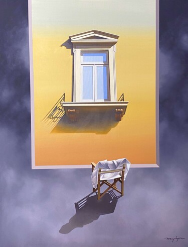 绘画 标题为“GOODBYE” 由Manolis Maridakis, 原创艺术品, 油 安装在木质担架架上