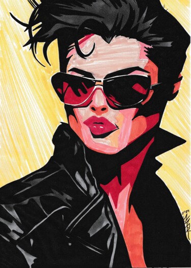 Σχέδιο με τίτλο "LifeStyle Fashion M…" από Nark Aymerich, Αυθεντικά έργα τέχνης, Μαρκαδόρος