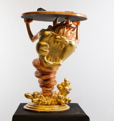 Sculptuur getiteld "Tazmanian Devil" door Phantom Art, Origineel Kunstwerk, Gietwerk