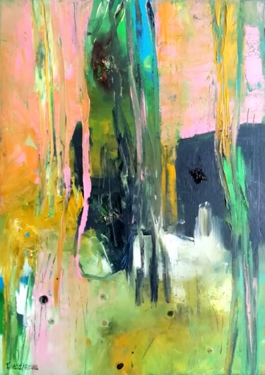 Pintura titulada "Little wishes 02" por Francisco Santos, Obra de arte original, Acrílico