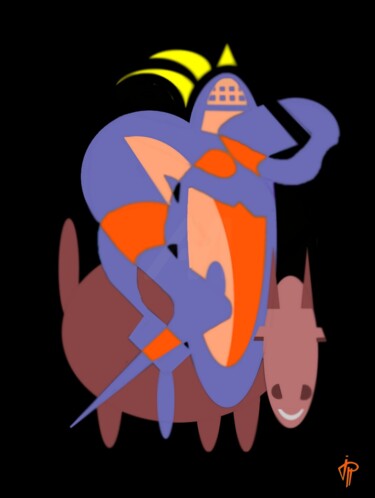 "CHEVALIER D' ÉON" başlıklı Dijital Sanat Jean Pierre Poveda tarafından, Orijinal sanat, Dijital Resim