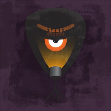 Artes digitais intitulada "mirada postiza rem" por Ojolo, Obras de arte originais, Pintura digital