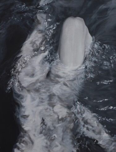 Malerei mit dem Titel "Dissolution" von J. Vizcarra, Original-Kunstwerk, Acryl