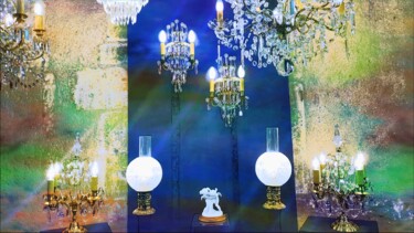 Photographie intitulée "The light fixtures" par Emma Laflute, Œuvre d'art originale, Photographie manipulée