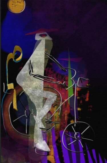 "Promenade sous la p…" başlıklı Dijital Sanat Jacky Patin tarafından, Orijinal sanat, Dijital Resim