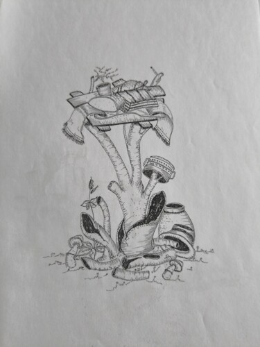 "Naive" başlıklı Resim Marko Greganic tarafından, Orijinal sanat, Kalem