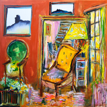 Peinture intitulée "L'expérience intéri…" par Muriel Cayet, Œuvre d'art originale, Acrylique Monté sur Châssis en bois