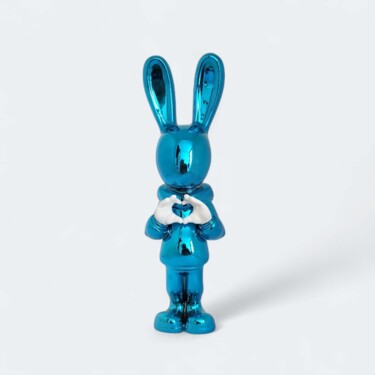 Sculpture titled "Yolo Hands Heart" by Sagrasse, Original Artwork, Resin