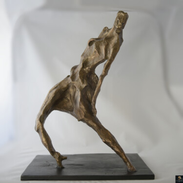 Sculpture intitulée "Tanguera" par Roberto Tagliazucchi, Œuvre d'art originale, Bronze
