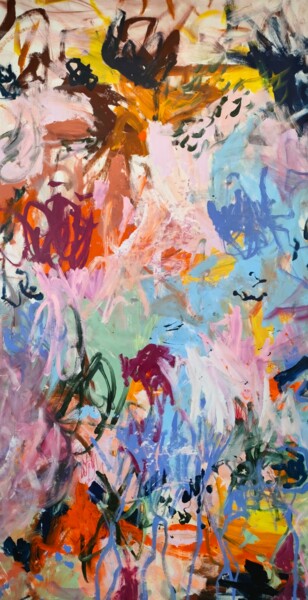 绘画 标题为“Hyorin” 由Emily Starck, 原创艺术品, 丙烯 安装在木质担架架上