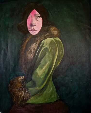 Peinture intitulée "Fake" par Romy Van Rijckevorsel, Œuvre d'art originale, Acrylique