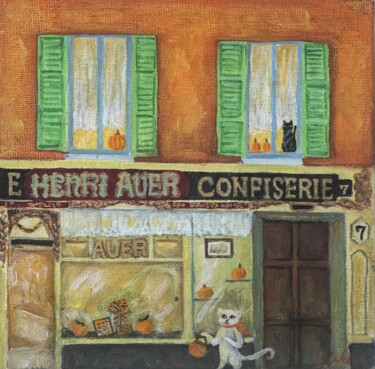 "Vielle ville de Nic…" başlıklı Tablo Yuki Asami tarafından, Orijinal sanat, Akrilik