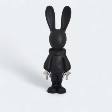 Skulptur mit dem Titel "Yolo Horns" von Yannick Bouillault, Original-Kunstwerk, Harz