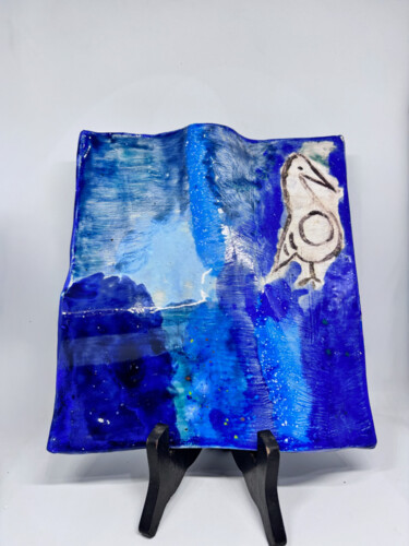 雕塑 标题为“Bas relief graphism…” 由Karib'Cultur , 原创艺术品, 陶瓷