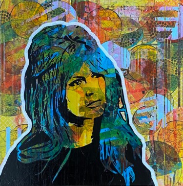 Ζωγραφική με τίτλο "B.B  POPART BY CEHE…" από Christelle Riffet (Céhère), Αυθεντικά έργα τέχνης, Ακρυλικό Τοποθετήθηκε στο Ξ…