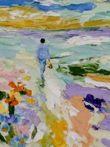 Digital Arts titled "Echo of Light – Lim…" by Aloosan, Original Artwork, Digital Painting