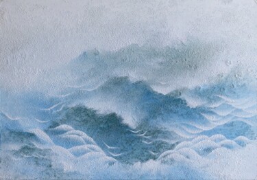 Pintura intitulada "Traces in the air" por Francesca Borgo, Obras de arte originais, Acrílico