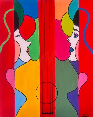 Dialogue sensuel en rouge majeur