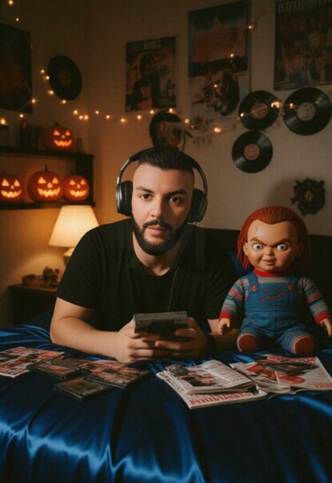 Digital Arts titled "Playing with terror" by Nark Aymerich, Original Artwork, Photo Montage