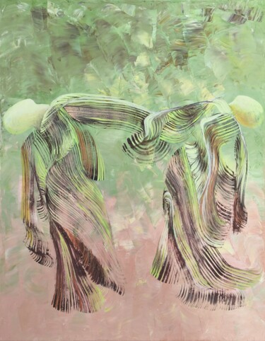 Ζωγραφική με τίτλο "The Ambiguity" από Yana Dmitrieva, Αυθεντικά έργα τέχνης, Λάδι Τοποθετήθηκε στο Ξύλινο φορείο σκελετό