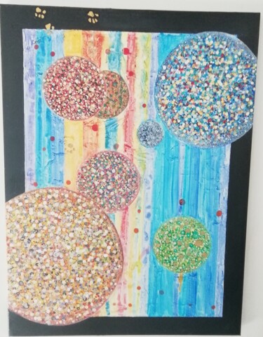 "Chat clothilde "hor…" başlıklı Tablo Sophie Heughebaert Rigaux tarafından, Orijinal sanat, Akrilik Ahşap Sedye çerçevesi üz…