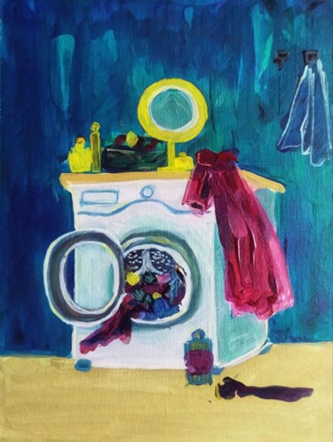 绘画 标题为““Escape from Routin…” 由Mara Kolesova, 原创艺术品, 丙烯 安装在纸板上