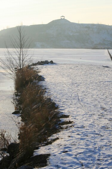 Photographie intitulée "Rieulay neige 3" par Michael Dessein, Œuvre d'art originale, Photographie non manipulée Monté sur Al…