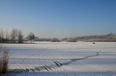 Photographie intitulée "Rieulay neige 2" par Michael Dessein, Œuvre d'art originale, Photographie non manipulée Monté sur Al…