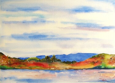 Bord Salagou vers la baie des Plots